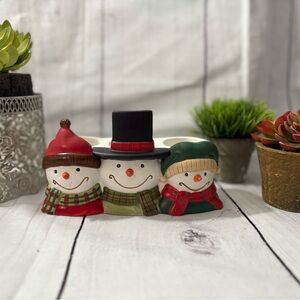 Yankee Candle votive candle holder - winter theme